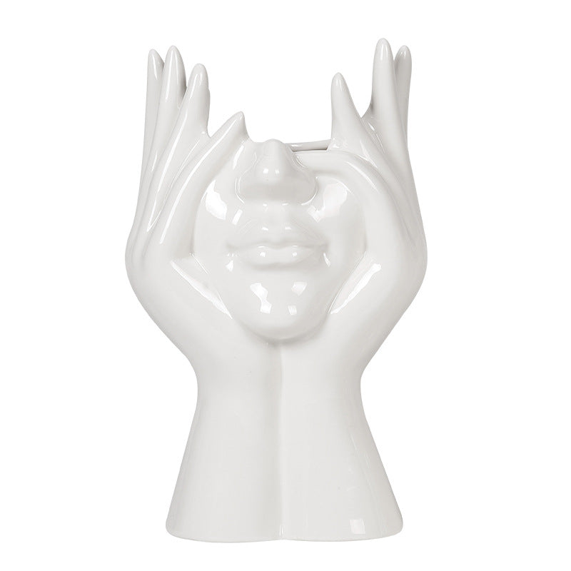 Ceramic Body Art Vase