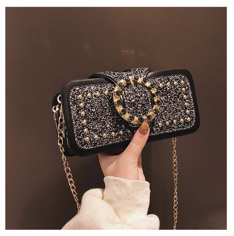 Shoulder Bag with Chain Strap