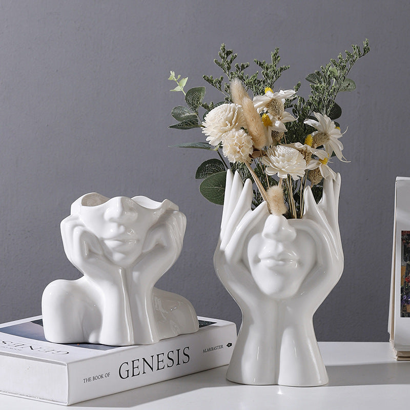 Ceramic Body Art Vase