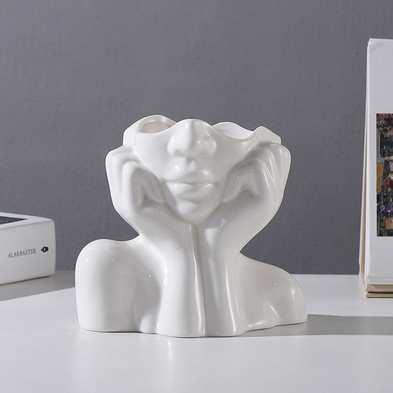 Ceramic Body Art Vase
