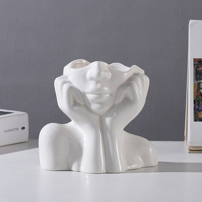 Ceramic Body Art Vase