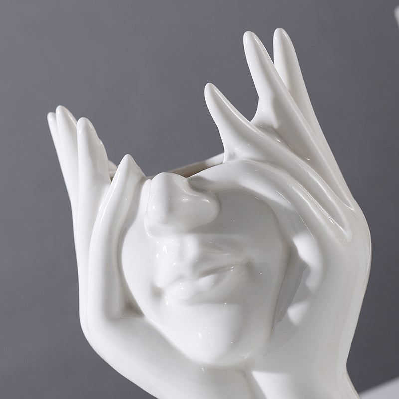 Ceramic Body Art Vase