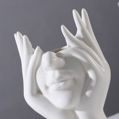 Ceramic Body Art Vase