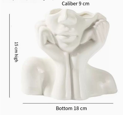 Ceramic Body Art Vase