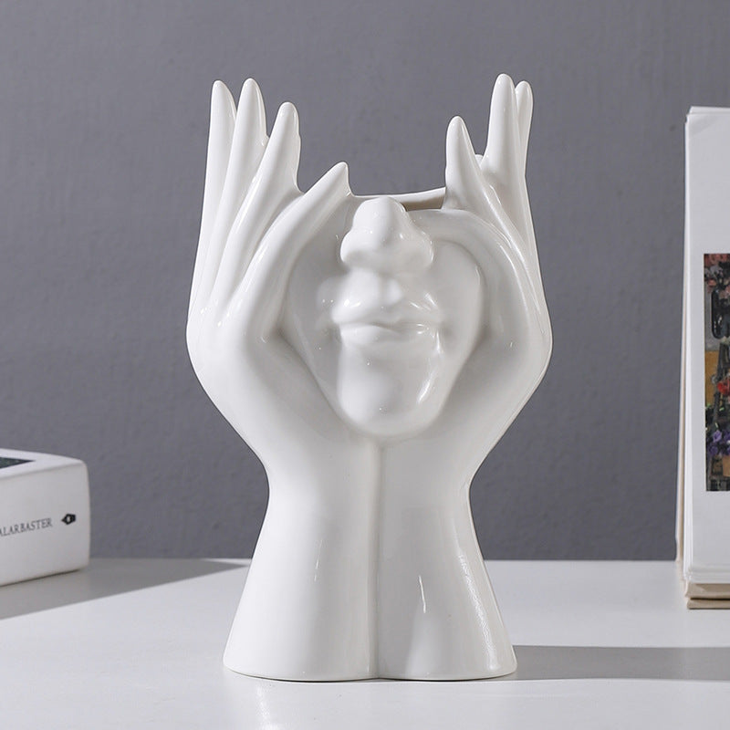 Ceramic Body Art Vase